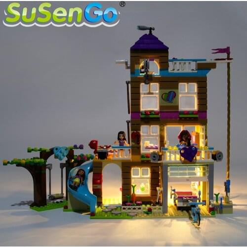 SuSenGo LED Light Kit For 41340 Friends Series Friendship House Compatible with 01063 10859 , NO Model