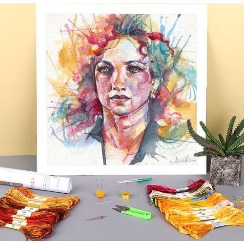 Doctor Who Doctor Who Printed Water-Soluble Canvas 11CT Cross-Stitch Set Embroidery DMC Threads Handicraft Adults