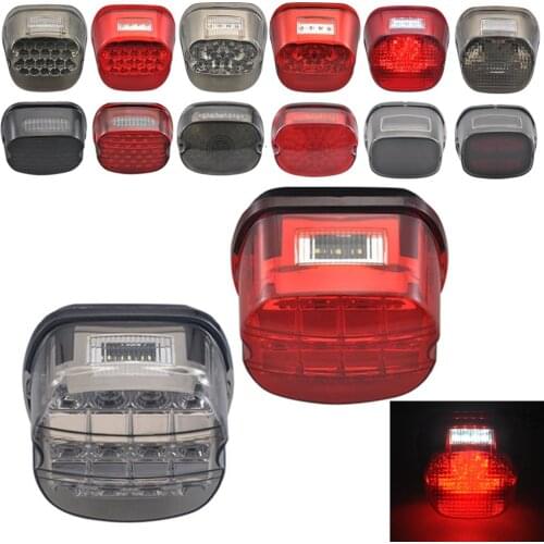 Motorcycle Tail Rear LED Light Brake Stop Lamp Modified Taillight For Harley Softail Touring XL FXST FLSTF FLSTSB FLHTC FLHTCU
