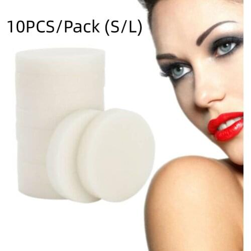 10pcs Round Makeup Cosmetic Face Foundation Powder Makeup Remover Sponge 2 Size S/L