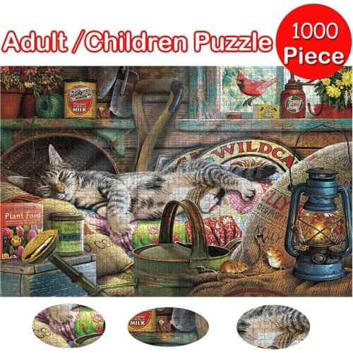 Hot 1000 Pieces MINI Jigsaw Puzzles Educational Toys Educational Puzzle Toy for Kids/Adults Xmas Halloween Gifts For Kids
