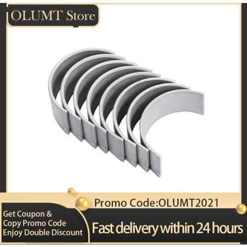 8Pcs Motorcycle Size 33mm~31mm Parts Connecting Rod Bearing For HONDA CB600F CBF600S CBR600F3 CBR600F CBR600F4i CBR600FR Edition