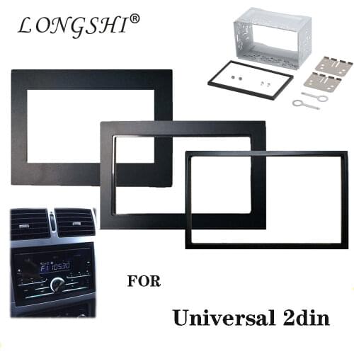 2din car frame for Universal auto radio / android player Frame/golf mk3/mk4 VW Retrofitting decorative framework panel