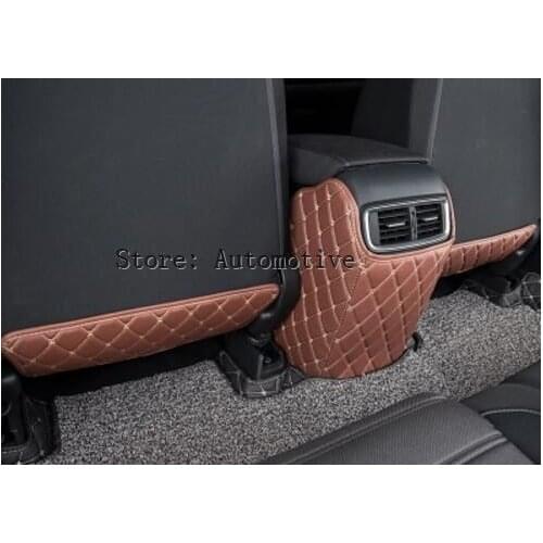 Car Covers For Honda Crv 2012 To 2016 Car Armrests Kick Pad Rear Seat Protection Interior Decoration Car Styling Car Accessories