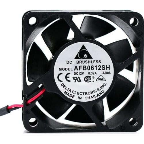 For Delta AFB0612SH 6025 6CM 12V 0.32A Four-Wire pwm Cooling Fan