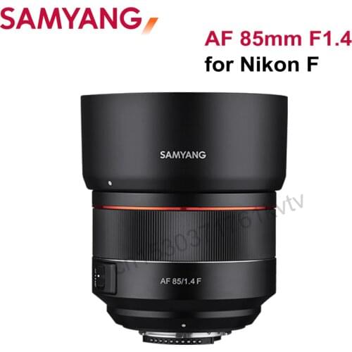 Samyang 85mm F1.4 F Camera Lente Auto Focus DLSM Full Frame APS-C Lens Bright Aperture for Nikon F Mount Cameras Z6 Z7 D5500