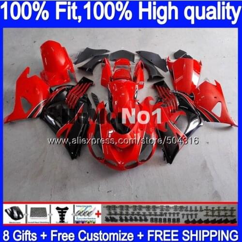 Injection For KAWASAKI ZX-14R ZX14R 12 13 14 15 16 17 87MC.28 ZZR1400 ZX 14R 2012 2013 2014 2015 2016 2017 Red black Fairing
