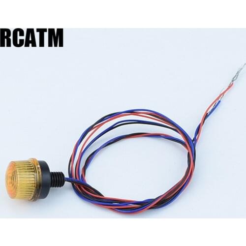Engineering Light Rotating Light 10 Flashing Mode LED for 1/14 Tamiya RC Tractor Truck Scania Actros MAN 1/10 RC TRX4 TRX6 Scx10