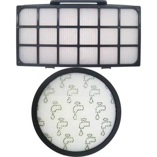 2pcs/lot Filter Kit for Rowenta HEPA RO7611 RO7623 RO7634 RO76 vacuum cleaner parts kit Compact power accessories RO6984EA