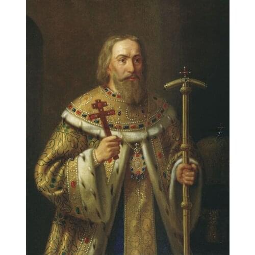 Wholesale painting # good quality -Philaret Nikanor L. Tyutryumov Patriarch Filaret of Moscow print art painting on canvas