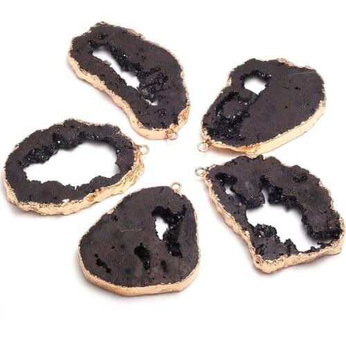 Natural Stone Pendant Irregular Agates Pendant For Jewelry Making DIY Necklace Bracelet Anklet Accessory