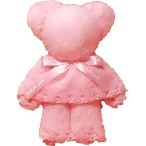 Practical Home Display Bear Shaped Towel Coral Fleece Coral Velvet Bear Towel Fluffy Household Supplies