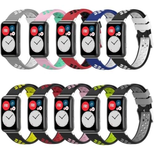 Wrist Strap For Huawei Watch Fit Band Replacement Silicone Bracelet Smart Watch Wristband Strap For Huawei Watch Fit Bracelet