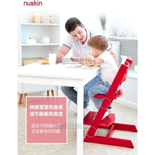 Growth Chair Children Dining Chair Baby Dining Chair Learning Chair Baby High Chair Cushion Seat Belt