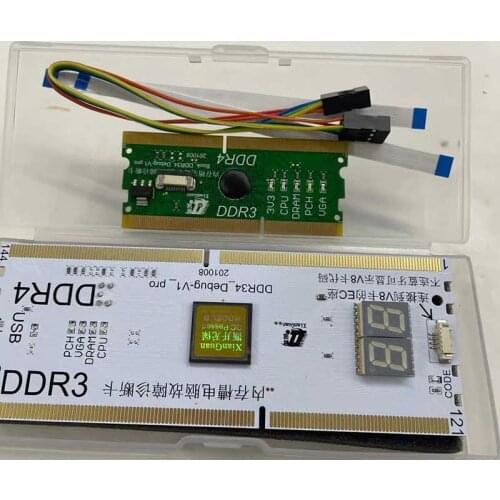 Desktop Laptop Notebook Motherboard Mainboard Tester Debug Card Support Memory DDR3 DDR4 Slot Interface