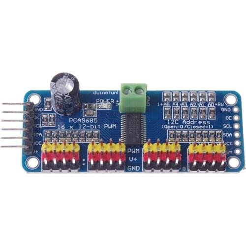 16 way module PWM/SERVO driver board controller Robot IIC