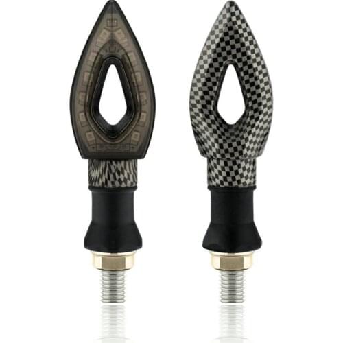 2pcs Universal 12V Motorbike Flasher LED Amber Tail Light Flashing Turn Signals Motorcycle Turn Signal Indicator Light