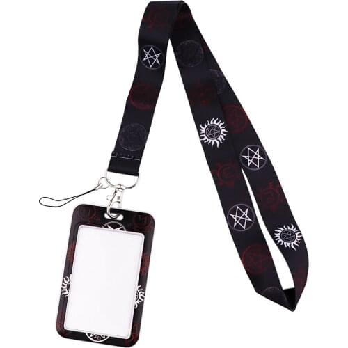 20pcs/lot G1946 Fashion Moive Necklack Lanyard Key Gym Strap Multifunction Mobile Phone Decoration With Card Holder Cover