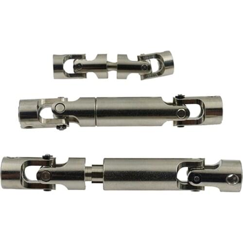 3pcs Front Rear Upgrade Metal Drive Shaft Set for MN86K MN86KS 4*4 1/12 Remote Control RC Car Accessories