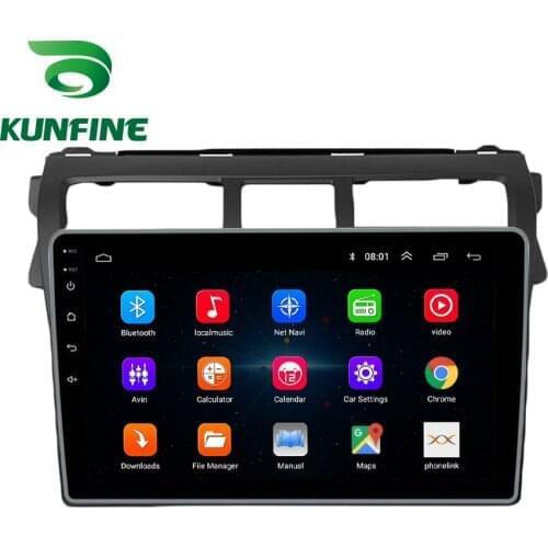 Android 10.0 Octa Core Car DVD GPS Navigation Player Deckless Car Stereo For Toyota vios YARiS 2007-2012 Radio Headunit