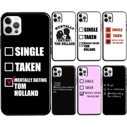 Dating Tom Holland Case For iPhone X XR XS Max 7 8 Plus SE 2020 12 Mini 11 Pro Max Soft Phone Cover Coque