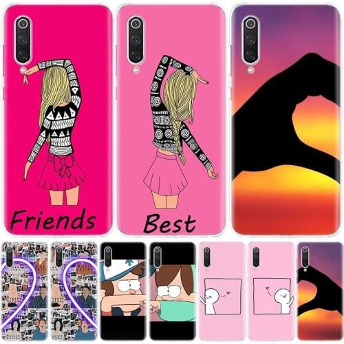 Best friend forever lovers Phone Case for Xiaomi Redmi Note 10 9 9S 8T 8 7 8A 7 7A 6 6A 9A 9C S2 K20 K30 Pro Fashion Cover Coque