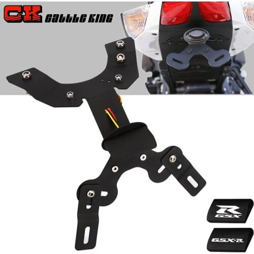 For Suzuki GSXR600 GSXR750 GSX-R 600 750 Motorcycle Tail Tidy License Plate Holder Fender Eliminator Accessories