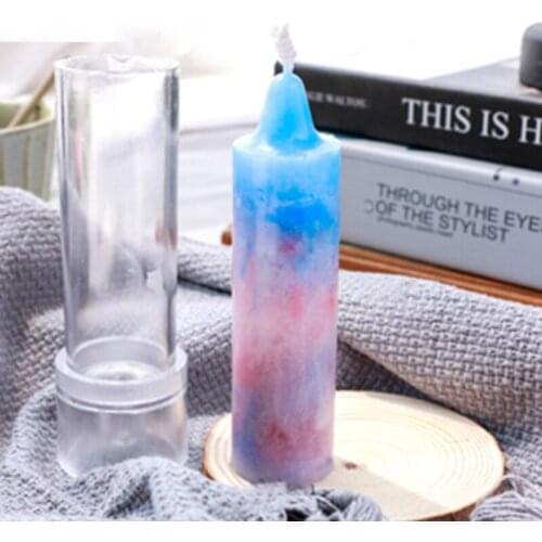 DIY Handcraft Mould For Candle Making Scented Candle Mold 3D Cylinder Soap Mould Tools Candle Mold Creative Church Head Steeple