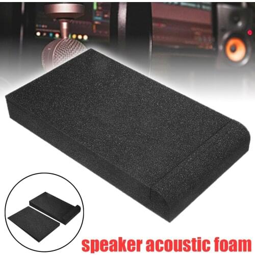 1Set Sponge Studio Monitor Speaker Acoustic Isolation Foam Isolator Pads 30*17*4cm