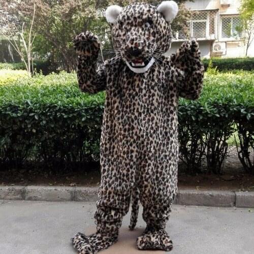 Leopard Mascot Costume Suit Cosplay Party Game Dress Outfit Christmas Adult 2019 Apparel Cartoon Character Birthday Clothes Gift