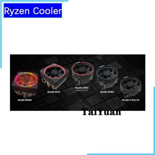 AMD Ryzen Wraith Cooler Fan Original New 4 PIN Can support R3 R5 R7 R9 CPU Can support Socket AM4 Motherboard