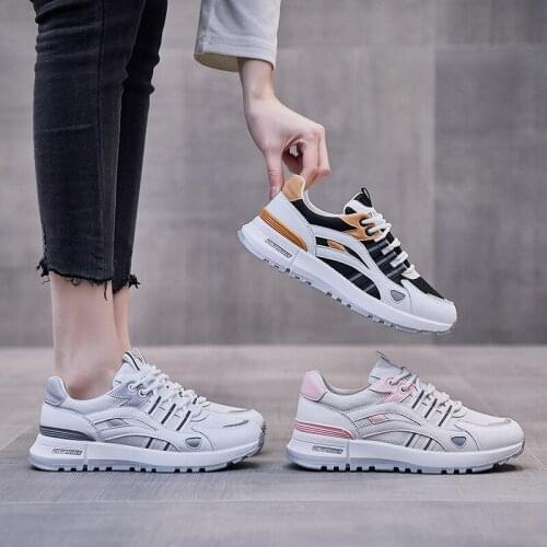 2021 spring and autumn new breathable students all-match sports shoes ladies running shoes non-slip fashion casual shoes