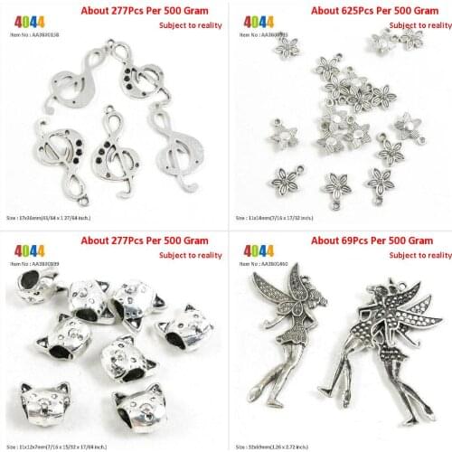 Jewelry Making Charms Wholesale Suppliers Music Musical Note Flower Cat Loose Beads Fairy Angel