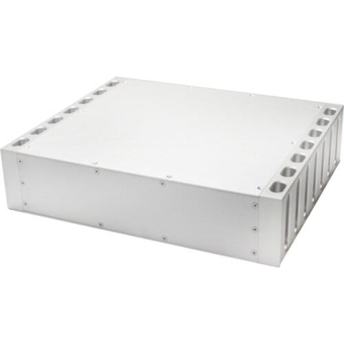 Full aluminum amplifier chassis / Class A amplifier / After class / tube AMP / AMP Enclosure / case / DIY box (430*100*3358mm)