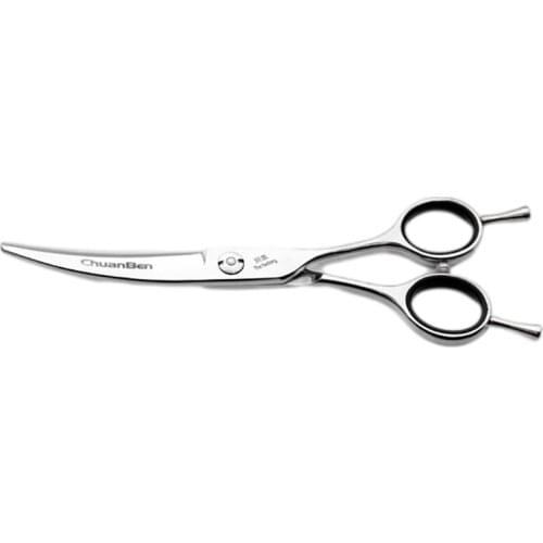 Professional Pet Dog Thinning Grooming Set JP Stainless Steel Curved Barber Scissors