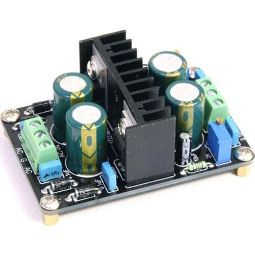 LM317_LM337 5-24V Adjustable Power Regulator Board For Power Amplifier