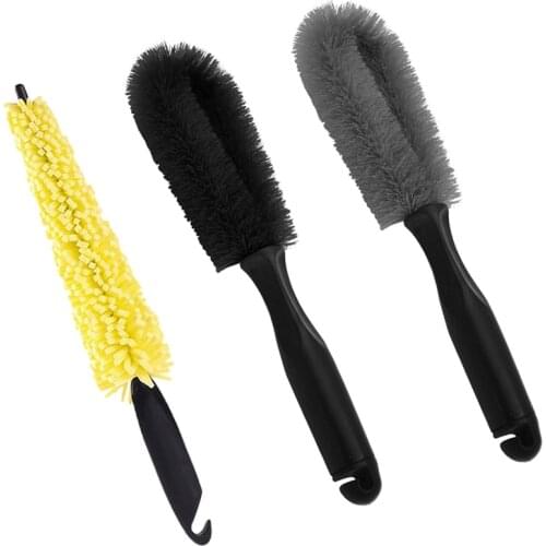 Car Wheel Brush Tire Rim Scrubber Cleaning Dirt Dust Remover Motorcycle Truck Auto Tire Care Brushes Washing Tools