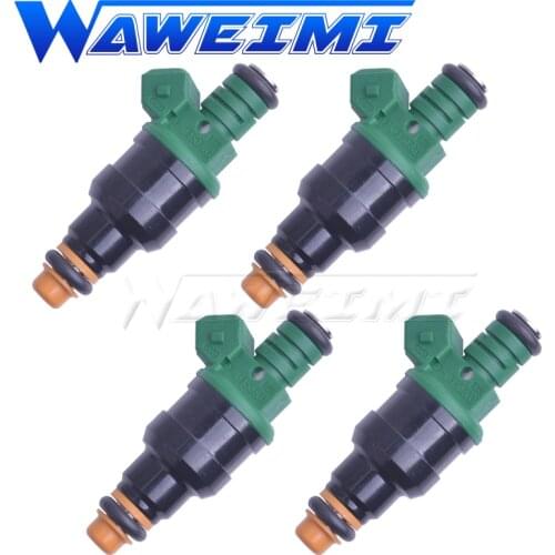 WAWEIMI 4 Pieces Fuel Injector 0280150803 For Ford SIERRA ESCORT RS COSWORTH 2.0T YB GREEN 803 1985-1995 951 606 110 00