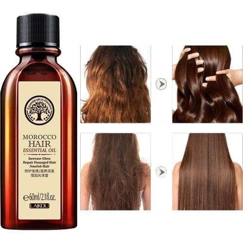 Hair Care Multi-functional Hair & Scalp Treatments Hair Care Moroccan Pure Argan Oil Hair Essential Oil For Dry Hair Types