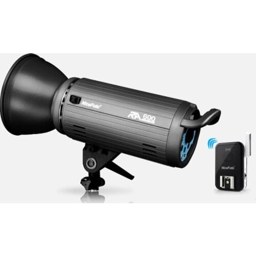 NiceFoto photography lights RA-600 600W Studio Flash Built-in 2.4GHz remote control fast recycling time wedding clothing shoot