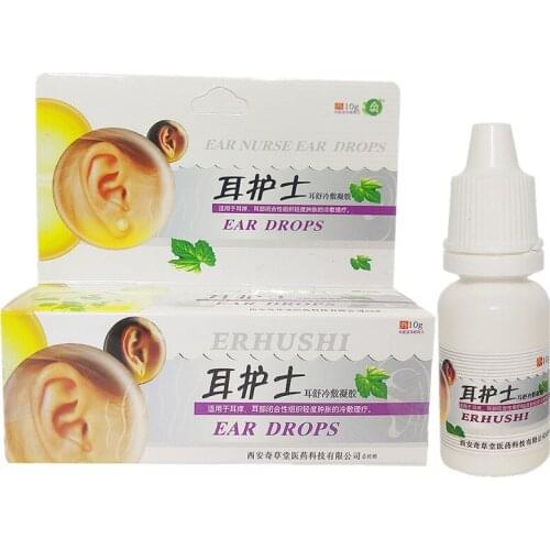 Ear Liquid Acute Otitis Drops Chinese Herbal Medicine for Ear Tinnitus Deafness Sore Health Caring