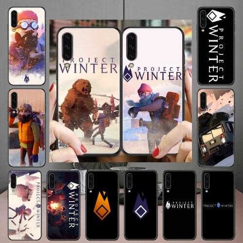 Project Winter Game Phone case For Samsung Galaxy A 3 5 7 8 10 20 21 30 40 50 51 70 71 E S 2016 2018 4G black luxury cover tpu