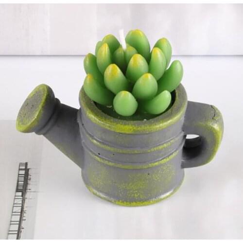 1Pc Creative Desktop Decoration Succulent Candle Plants Cactus Rose Candle Home Decorative Ornaments Paraffin Candles Gifts