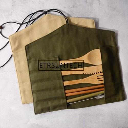 100pcs Portable Tableware Dinnerware Travel Camping Bag Cutlery Fork Poon Picnic Tool Storage Bag Gift Bag Tableware Holder