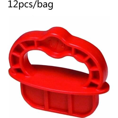 12pcs Deck Jig Spacer Rings Marking Home Durable Distance Measure 1/4" Spacing DIY Tools Handheld Compact Easy Install
