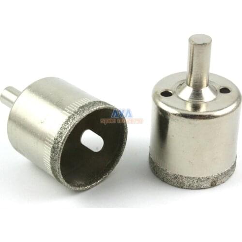 4 Pcs 32mm Dia Diamond Coated Drill Bit Marble Tile Glass Hole Saw Cutting Tool