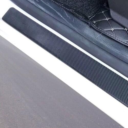 4Pcs Auto Tür Sill Schutz Tür-Schwellen-verschleiss-Platte Aufkleber for kia ceed rio 3 4 soul sk3 sportage chrysler 300c