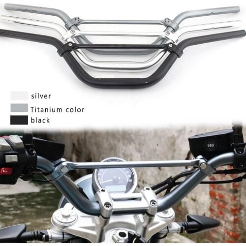 Motorcycle Accessories 22mm 7/8" Handlebar Drag Bar Handle Bar Raiser For BMW R Nine T R9T Pure Urban G/S Scrambler RNINET 14-20