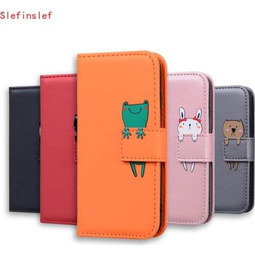 For Huawei Y8P 6.3 inch 2020 Case Cartoon Animal Flip Case For Huawei Y8p Cover Case PU Leather Phone Wallet For Huawei Y8P Case
