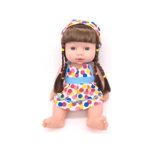 30CM Simulation Silicone Newborn Baby Dolls Children Playmates Early Learning Baby Toy Shower Toys Kids New Year Christmas Gifts